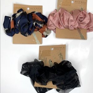 3 piece scrunchie bundle